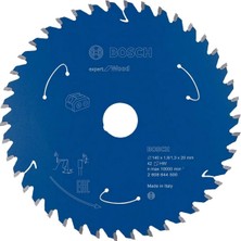 Asitan Professional Daire Testere Bıçağı Expert For Wood (Ahşap, 140 x 20 x 1,8 Mm, 42 Diş, Akülü D