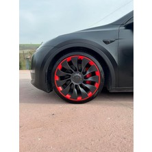 Asitan Ayaltes Tespx Tesla Uberturbine 21'' Kırmızı Jant Koruyucu 1 Jant