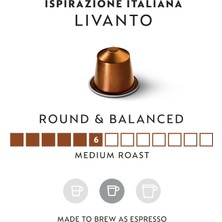Asitan Capsules Espresso Livanto, Lot De 5, 50 Capsules