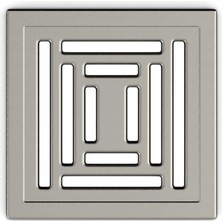 Asitan Başlığı Kare Slim 304 Metal 40X40 cm