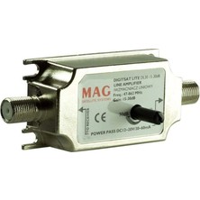 Asitan Mag Ayarlı Hat Kuvvetlendirici Inlıne Amplıfıer (10-30DB)