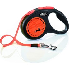 Asitan Flexi New Neon S Beden Turuncu 5mt Şerit Tasma