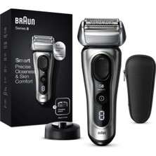 Asitan Series 8 8417 Islak & Kuru Şarjlı Tıraş Makinesi + Şarj Standı + Seyahat Çantası
