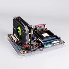 Asitan Pc Açık Çerçeve Test Tezgahı Mini Itx Anakart Overlok Bilgisayar Kılıfı Kendin Yap Mod Taban