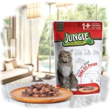 Asitan Pouch Biftekli Jelli Kedi Yaş Maması, 100 G