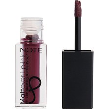 Asitan Cosmetics Note Mattever Lip-Ink Mat ve Kalıcı Likit Ruj 16 Plum Queen - Mor