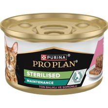 Asitan Pro Plan Ton Balıklı ve Somonlu Kısırlaştırılmış Kedi Konservesi 85 gr