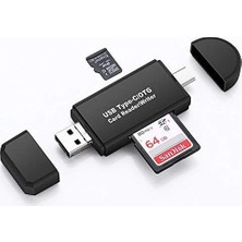 Asitan Micro Sd Otg/usb Çoklu Kart Okuyucu Telefon ve Bilgisayar Uyumlu