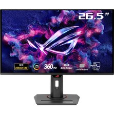 Asitan Rog Strix OLED XG27ACDNG 26.5 Inç 360Hz 0.03MS 2k Qhd Adaptive Sync Qd-Oled Pivot Gaming Monitör