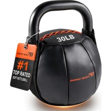 Asitan Halter, Kondisyon, Güç ve Çekirdek Antrenmanı Için Saplı Yumuşak Kettlebell 30 Lb Bbkb-30