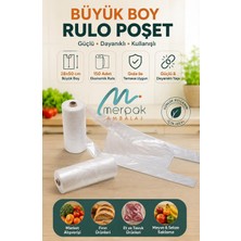 Asitan Rulo Poşet (Manav) Büyük Boy - Hışır Atlet Poşet Market Poşeti