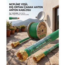 Asitan Eyepc 30 mt Metre Yeşil Anten Kablosu Uydu Çanak Full Hd Dış Ortam Rg6/u6