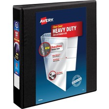 Asitan Avery Sağlam Ezd Halkalı Klasör, 3 Halka, 3,8 cm Halka Genişliği, 21,6 x 27,9 cm Kağıt Için