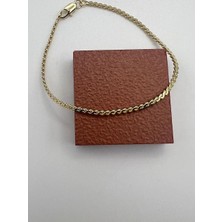 Badiva.co Xuping 3mm Ince Örgü Bileklik 18CM