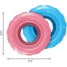Kong Puppy Tires Delikli Tekerlek Şeklinde Çok Amaçlı Yavru Köpek Oyuncağı M/l