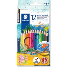 Asitan 144 10NC12 Noris Clup Aquarell 12'li Kuruboya Fırça Hediyeli