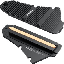 Asitan Ps5 Soğutucu, M.2 Nvme SSD Soğutucu, Ps5 Dahili Pcıe M.2 Nvme Gaming SSD Için, Saf Bakır Şeritl
