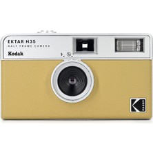 Asitan Kodak Ektar H35 Yarım Formatlı Film Kamerası, 35 Mm, Tekrar Kullanılabilir, Odaklanma Yok, Hafif