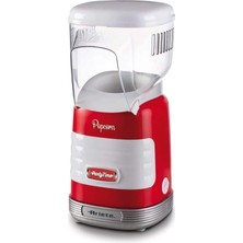 Asitan Ariete Party Time Mısır Patlatma Makinesi Kırmızı 2956/00-2 Dakikada 60 gr Patlamış Mısır H
