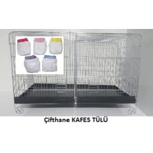 Asitan Kuş Kafes Tülü (Çift Hane (Salma) Kafes)