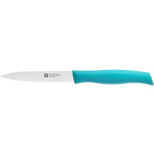 Asitan Zwilling Twin Grip Soyma Doğrama Bıçağı, 10 Cm, Mavi