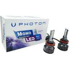 Asitan Photon Mono H11 2+ Plus LED Xenon 7000 Lümen Headlıght