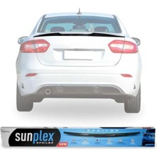 Asitan Renault Ile Uyumlu Fluence Bagaj Üstü Spoiler Piano Black