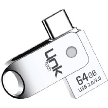 Asitan C264 Premium Dual 64GB Type-C Otg USB Bellek - USB Flash Drive