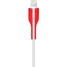 Asitan iPhone Lighting Kablo Koruyucu, Konnektör (Kırmızı)