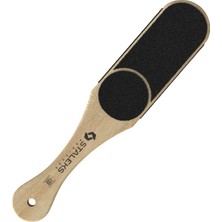 Asitan Staleks Çok Kumlu Ahşap Pedikür Ayak Törpüsü Üç Taraflı Aşındırıcı (60/80/100/120 Grit