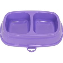 Asitan Tı-Sert Mio Ikili Plastik Mama Kabı Büyük 0,75 Lt Renkli