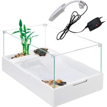 Asitan Sobo Cam Kaplumbağa Bahçesi Filtre-Lambalı 60X35X25