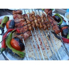 Asitan Netodak Kare Çöp Şiş Ciğer Şiş Tavuk Şiş Kuşbaşı Et Şişi 10 Adet 70 cm (5mm)