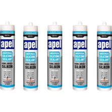 Asitan 5 Adet Genel Amaçlı Silikon Şeffaf 250 ml