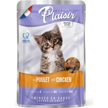 Asitan Plaısır Plaisir Pouch Kitten Soslu Tavuk Parçalı Yavru Kedi Yaş Maması 100 Gr-6 Al 5 Öde
