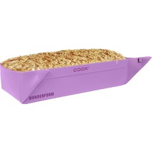 Asitan Coox Wunderform Basic L, Leylak, Ilk Katlanabilir Kutu Kalıbı, Yer Tasarrufu Sağlayan Pişirme Ka