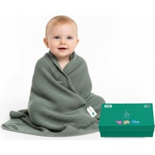 Asitan Ipeksi YUMUŞAK%100 Lyocell Tencel™ Bebek Örme Battaniye, Oekotex 100 - Hipoalerjenik ve Isı D�