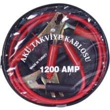 Asitan Çantalı Akü Takviye Kablosu 1200 Amper 2 Metre