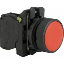 Cat AA42 ,kontak-1k Kırmızı Yaylı M22 Buton