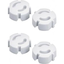 Asitan Unisex Çocuk Koruma Priz Kapağı 4 Adet Bebek Güvenlik Ürünü Priz Kapağı