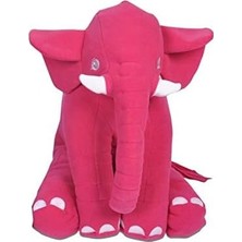 Asitan Büyük Uyku Arkadaşım Peluş Yumuşak Fil Fuşya - 60 cm