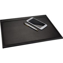 Asitan 2k 585-1 Sümen Takımı Suni Deri Tek Parça Kapaklı Pad Sümen 40X30 Cm, Siyah