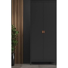 Asitan Mat Siyah Yapışkanlı Kaplama Folyosu 61 cm x 5 mt
