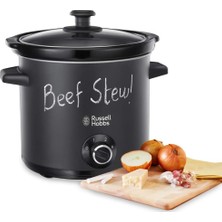 Asitan Russell Hobbs Chalkboard 24180 – 56 Ağır Ateşte Pişirici, 200 W, 3,5 L, Crock Pot, Slow Tencer