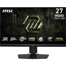 Asitan 27 Mag 272QPF E20, Gaming Monitör, Wqhd, 16:9, Flat, Rapid, Ips, 200Hz 0.5ms (Gtg Min.), Freesync P