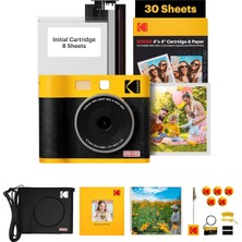 Asitan Kodak Mini Shot 4 Era Sarı 4x4 + 60 Yaprak + Aksesuar Kiti