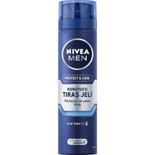 Asitan Men Erkek Nemlendirici Tıraş Jeli Protect&care 200 Ml, Kuru Ciltler Için, Pürüzsüz Tıraş