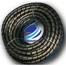 Asitan 20MM Sarma Toplama Spirali 50 Metre (Siyah)