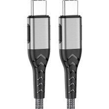 Asitan Samsung S23/S23+/S23 Ultra, Xiaomi 14/14 Pro/14 Ultra ile Uyumlu 2 Metre Örgülü 120W Type-C Şarj