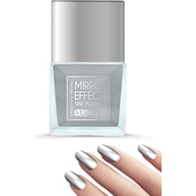 Asitan Metalik Ayna Efektli Oje Gümüş 15ML
